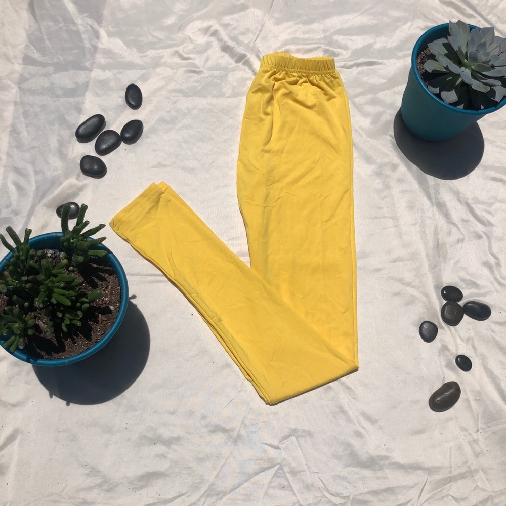 New Yellow leggings